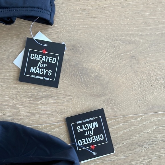 Nwt Bar III Sunset Solids Ring Halter Two Piece Bikini - M - Picture 4 of 5